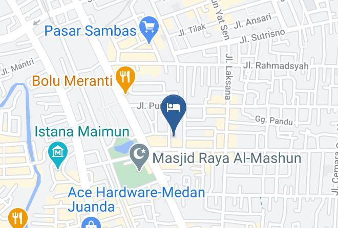 Kota Medan - Airy Amaliun Nusantara 15 Medan Maps