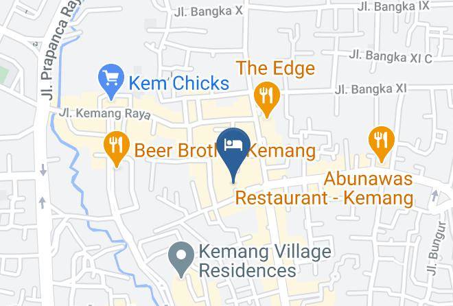 Jakarta Selatan - Airy Bangka Kemang Satu 4b Jakarta Maps