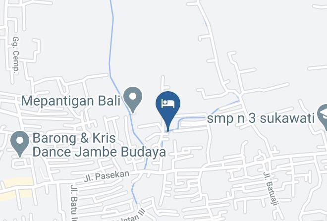 Gianyar Regency - Airy Batubulan Bumi Rahayu Bali Maps