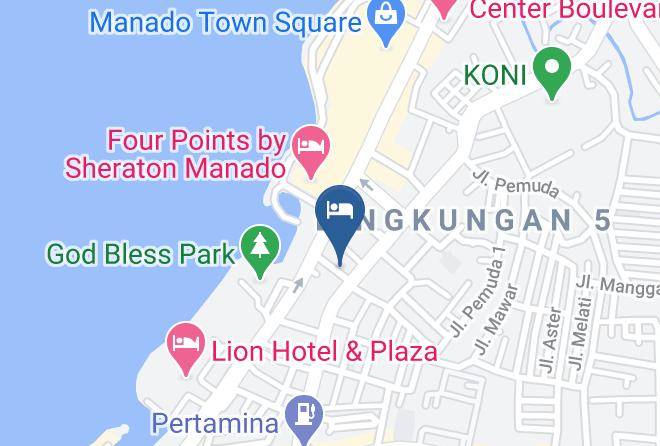 Kota Manado - Airy Boulevard Ahmad Yani 17 Manado Maps