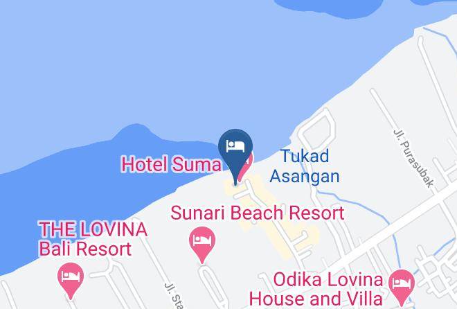 Buleleng Regency - Airy Buleleng Laviana Kalibukbuk Singaraja Bali Maps