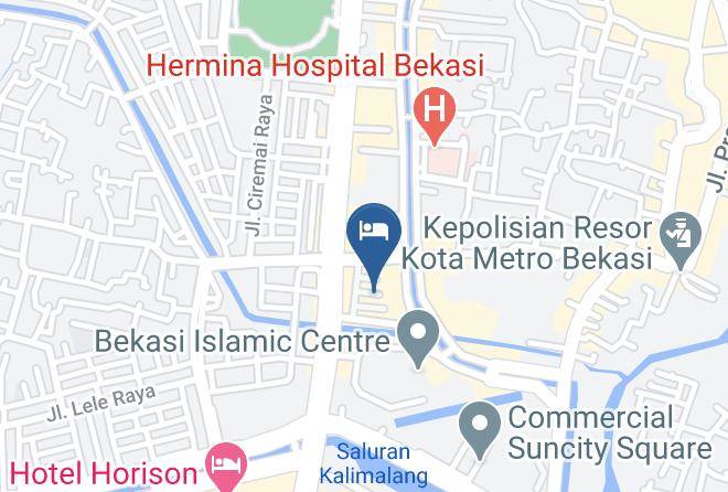 Kota Bekasi - Airy Centerpoint Ahmad Yani Kav 20 Bekasi Maps