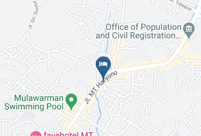 Airy Damai Mt Haryono 5 Balikpapan Map