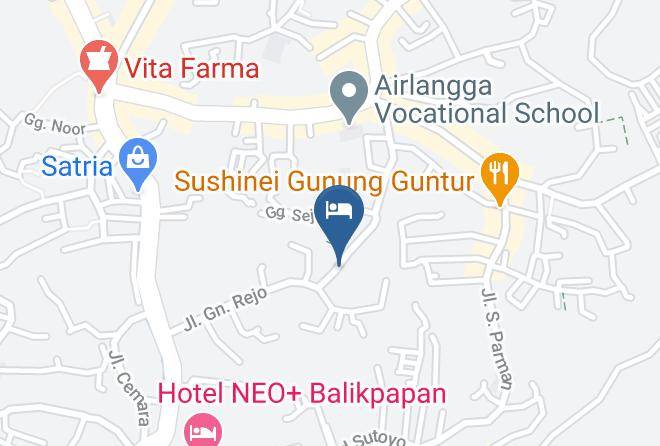 Balikpapan - Airy Eco Ahmad Yani Gunung Rejo 15 Balikpapan Maps
