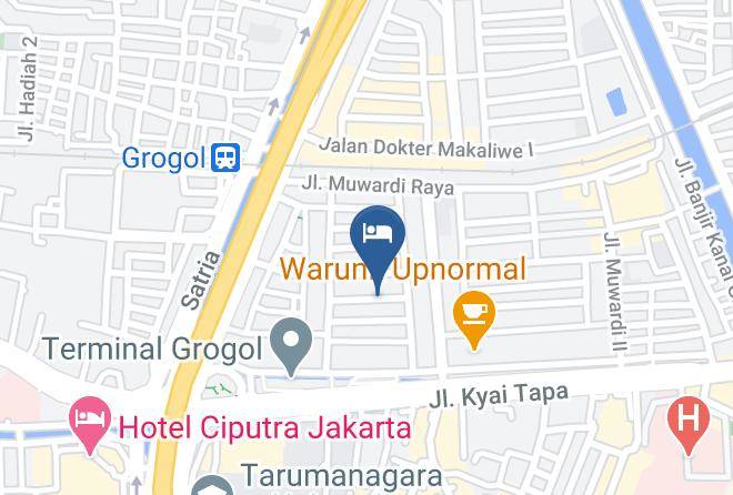 West Jakarta - Airy Eco Grogol Susilo Dua C 55 Jakarta Maps