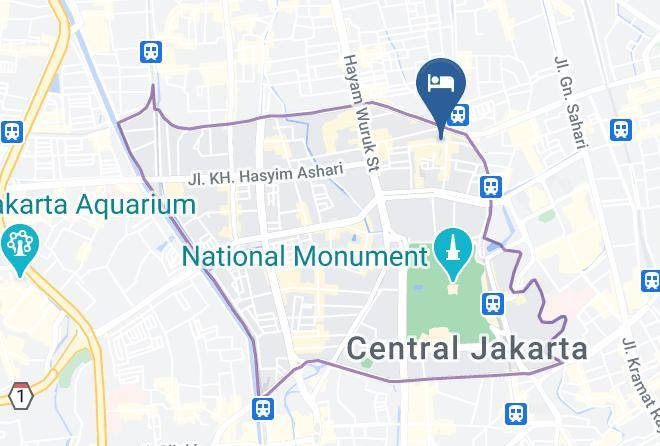 Central Jakarta - Airy Eco Hayam Wuruk Batu Tulis Raya 52d Jakarta Maps
