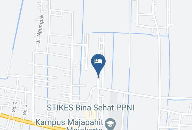 Mojokerto Regency - Airy Eco Jabon Boulevard 8 Mojokerto Maps