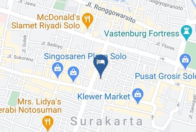Surakarta - Airy Eco Kauman Cakra Dua 15 Solo Maps