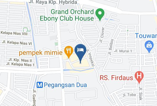 North Jakarta - Airy Eco Kelapa Gading Pegangsaan Dua Jakarta Maps
