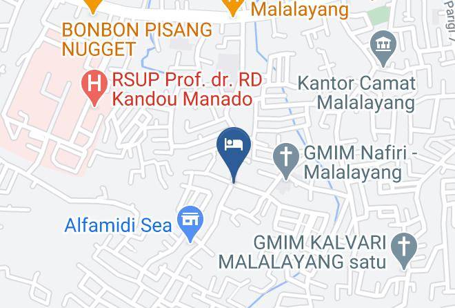 Kota Manado - Airy Eco Malalayang Sea 67 Manado Maps