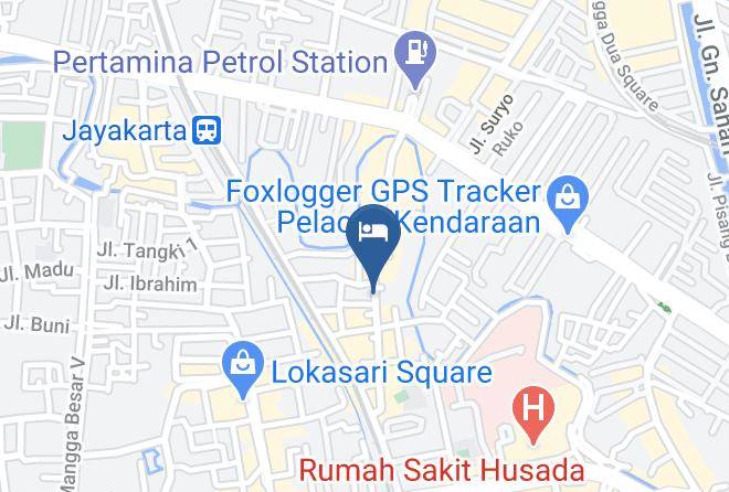 Central Jakarta - Airy Eco Mangga Besar Tiga Belas 19 A Jakarta Maps