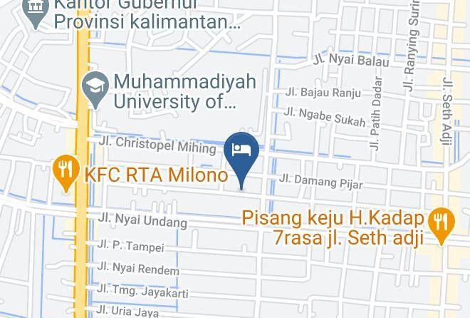 Kota Palangka Raya - Airy Eco Pahandut Beruk Angis Satu 4 Palangkaraya Maps