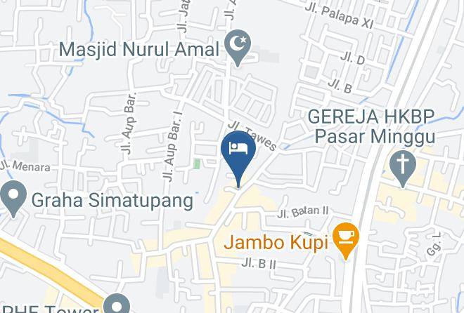 Jakarta Selatan - Airy Eco Pasar Minggu Gurame Raya 32 Jakarta Maps