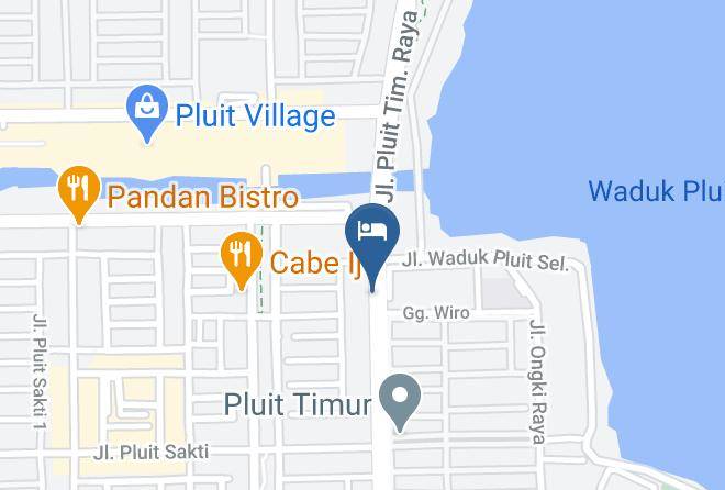 North Jakarta - Airy Eco Penjaringan Pluit Timur Raya 11b Jakarta Maps