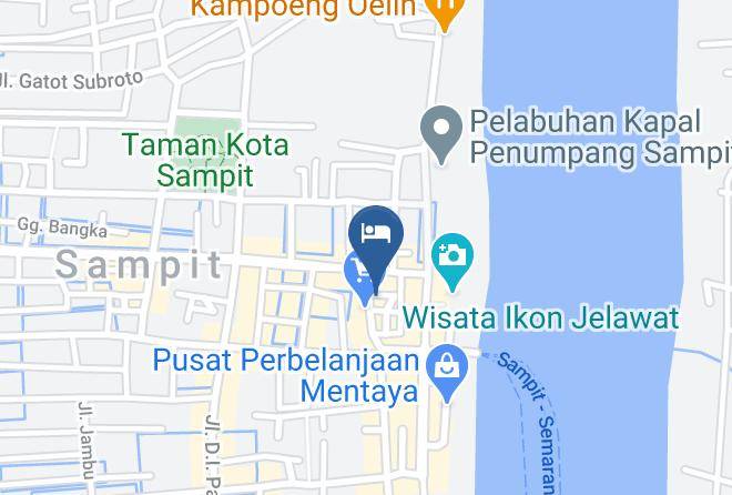 Kotawaringin Timur - Airy Eco Rahadi Usman Sampit Maps