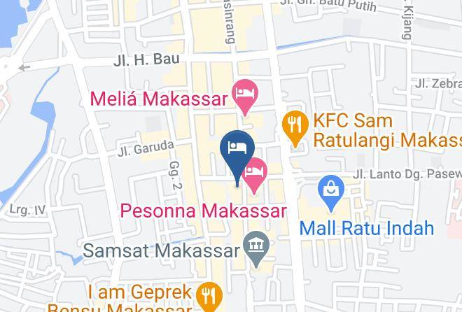 Makassar - Airy Eco Ratu Indah Mappanyukki 50d Makassar Maps