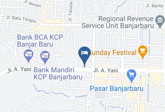 Kota Banjarbaru - Airy Eco Syariah Ahmad Yani Km 34 Banjarbaru Maps