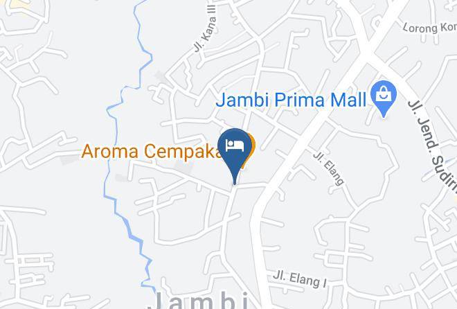 Kota Jambi - Airy Eco Syariah Hm Bafadhal Sungai Asam Jambi Maps