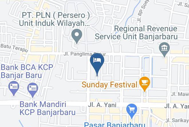 Kota Banjarbaru - Airy Eco Syariah Janar 2 Banjarbaru Maps