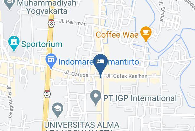 Bantul Regency - Airy Eco Syariah Kasihan Sunan Kudus 8 Yogyakarta Maps