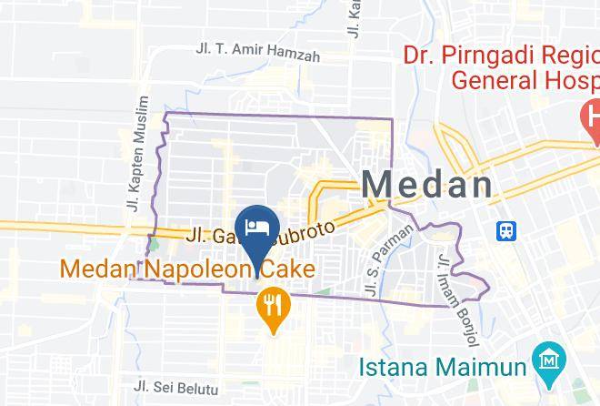 Kota Medan - Airy Eco Syariah Medan Petisah Sei Bahkapuran 16a Maps