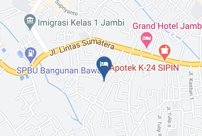 Kota Jambi - Airy Eco Syariah Nusa Indah Tiga Jambi Maps