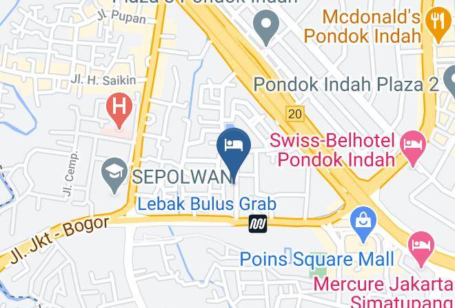 Jakarta Selatan - Airy Eco Syariah Pondok Pinang Sapta Taruna Raya 17 Jakarta Maps