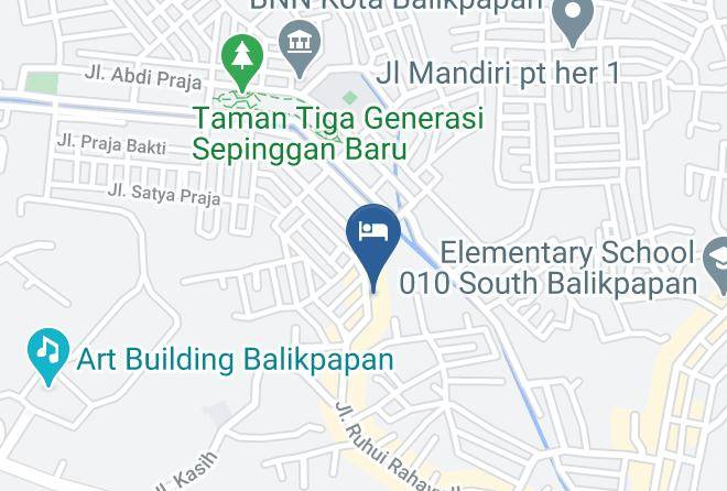 Balikpapan - Airy Eco Syariah Ruhui Rahayu Dua 70 Balikpapan Maps