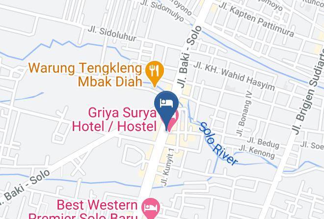 Sukoharjo Regency - Airy Eco Syariah Solo Baru Sukoharjo Soekarno 20 Maps