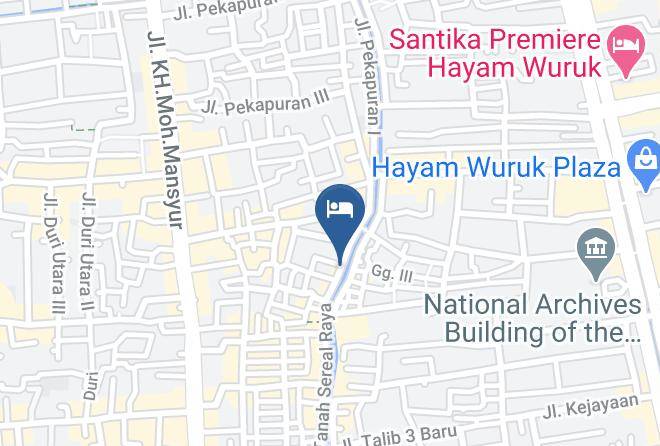 West Jakarta - Airy Eco Tambora Tanah Sereal Raya 17 Jakarta Maps