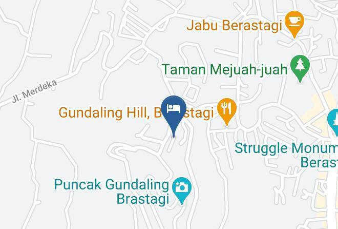 Karo Regency - Airy Gundaling 66 Berastagi Maps
