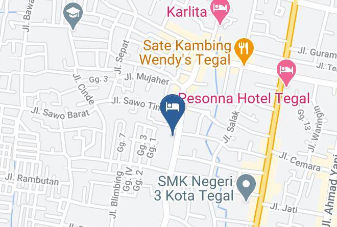 Kota Tegal - Airy Kapten Ismail 76 Tegal Maps