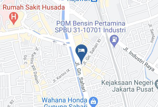 Central Jakarta - Airy Kemayoran Gunung Sahari Tiga 11 Jakarta Maps
