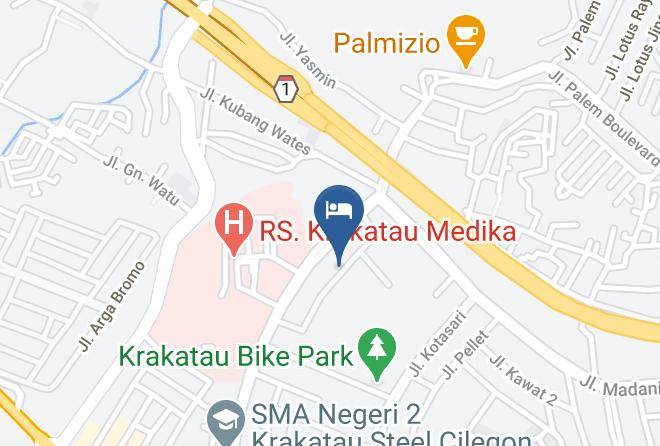 Kota Cilegon - Airy Krakatau Semang Raya Cilegon Maps