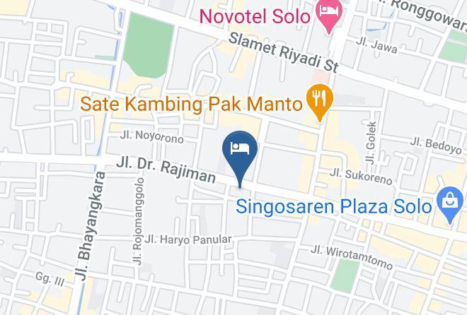 Surakarta - Airy Laweyan Radjiman 289 Solo Maps
