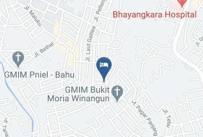 Kota Manado - Airy Malalayang Temboan Manado Maps