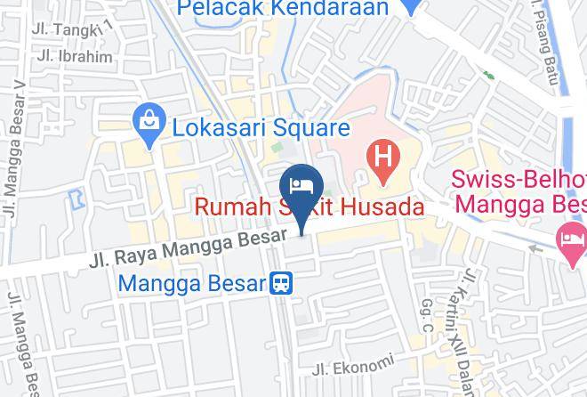 Central Jakarta - Airy Mangga Besar Raya 98 Jakarta Maps