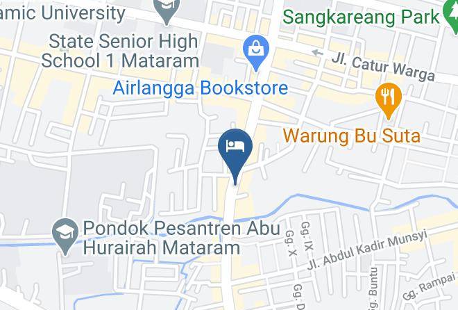 Kota Mataram - Airy Mataram Airlangga Lombok Maps