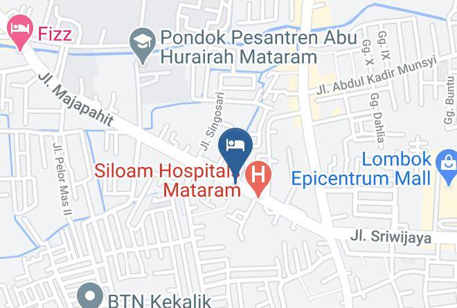 Kota Mataram - Airy Mataram Majapahit 777 Lombok Maps