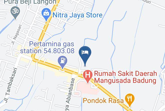 Badung Regency - Airy Mengwi Raya Kapal 20 Bali Maps