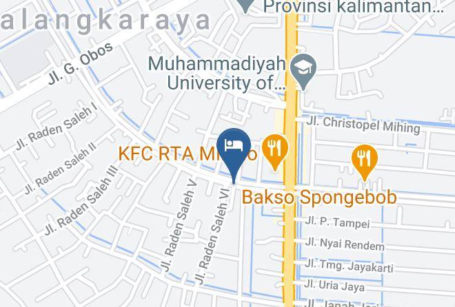 Kota Palangka Raya - Airy Menteng Raden Saleh 1 Palangkaraya Maps