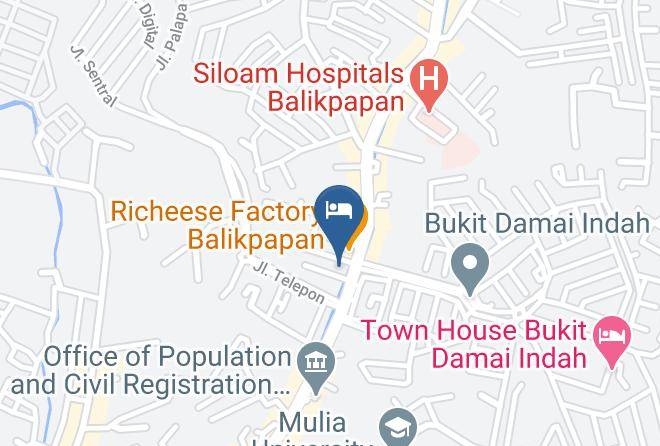 Balikpapan - Airy Mt Haryono Gang Telkom 8 Balikpapan Maps
