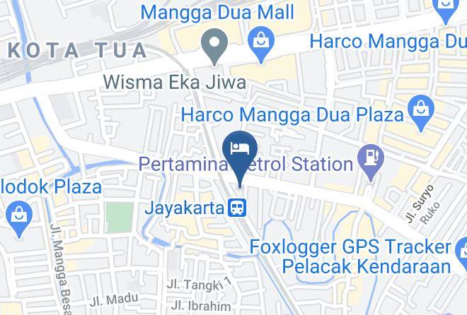 Central Jakarta - Airy Pangeran Jayakarta Empat Belas 23 Jakarta Maps