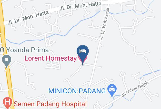 Kota Padang - Airy Pauh Djamaluddin Wak Ketok 20 Padang Maps
