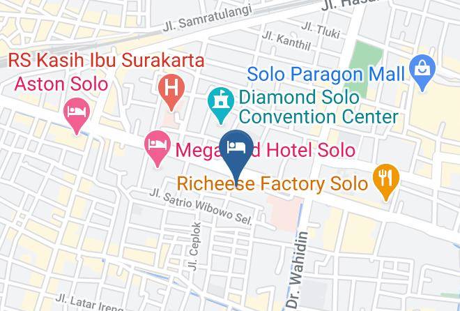 Surakarta - Airy Purwosari Slamet Riyadi 331 Solo Maps