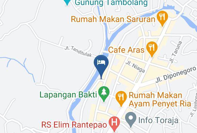 Tana Toraja Regency - Airy Rantepao Kartika 2 Toraja Utara Maps