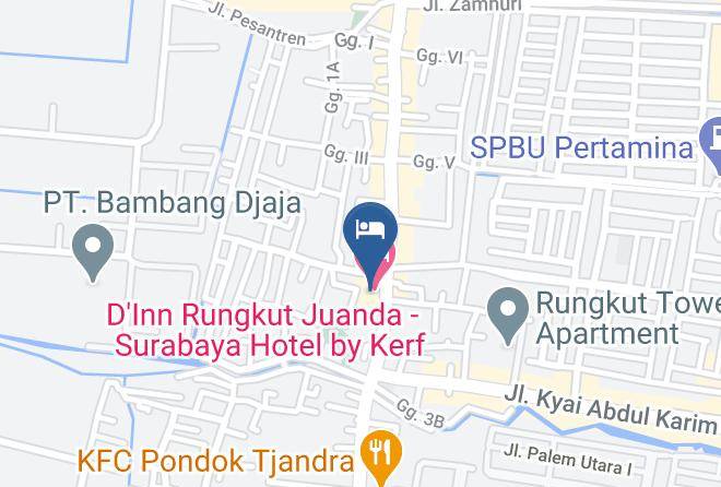 Kota Surabaya - Airy Raya Rungkut Juanda Surabaya Maps