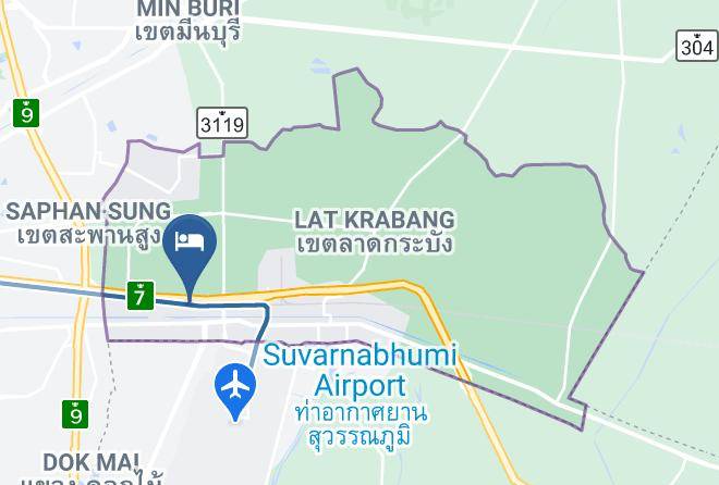 Airy Resort Map - Bangkok City - Lat Krabang District