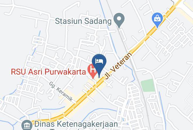 Purwakarta Regency - Airy Sadang Veteran 1 Purwakarta Maps