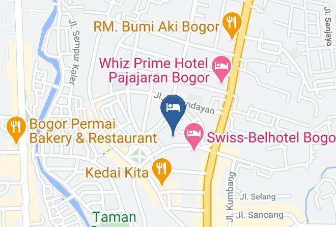 Kota Bogor - Airy Salak 1 Bogor Maps